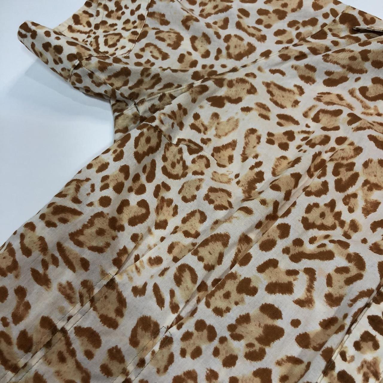 Retro Cheetah Leopard Animal Print Tan Beige Orange... - Depop