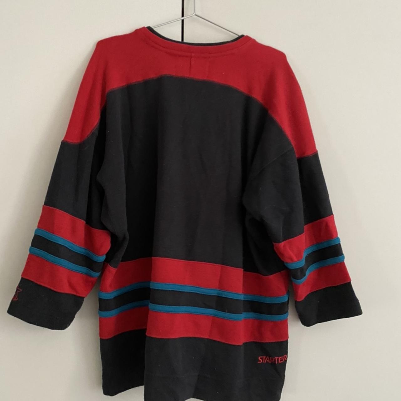 VINTAGE K1 Las Vegas OUTLAWS HOCKEY JERSEY Black Red - Depop