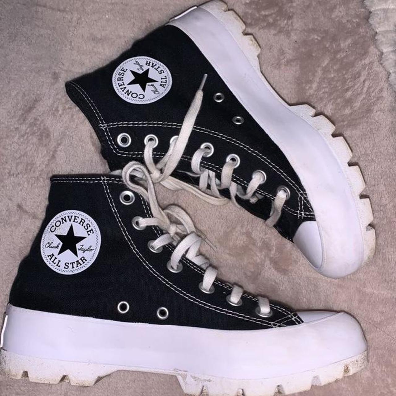 ~Converse High Top Stompers ~fit nicely,Don’t wear... - Depop