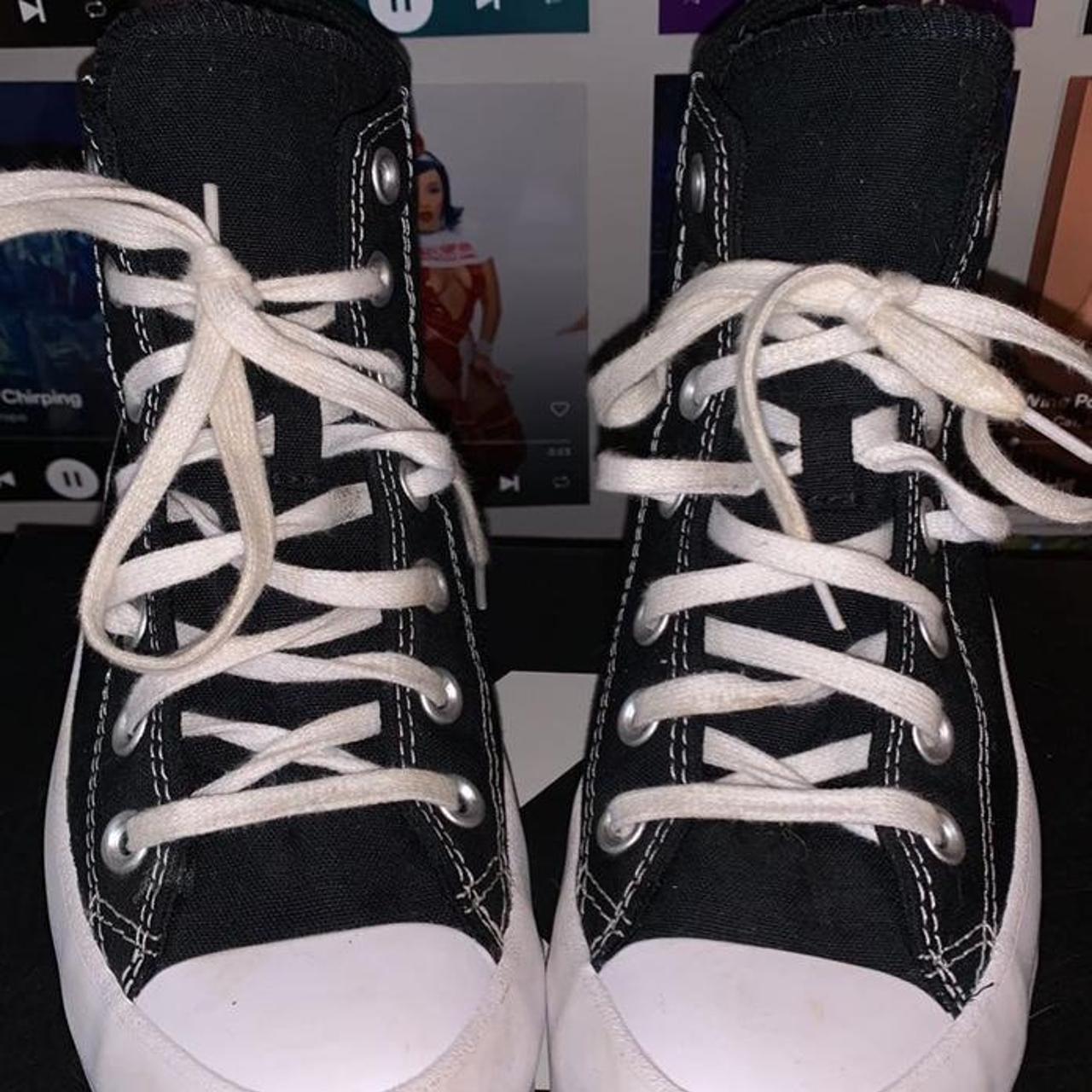 ~Converse High Top Stompers ~fit nicely,Don’t wear... - Depop