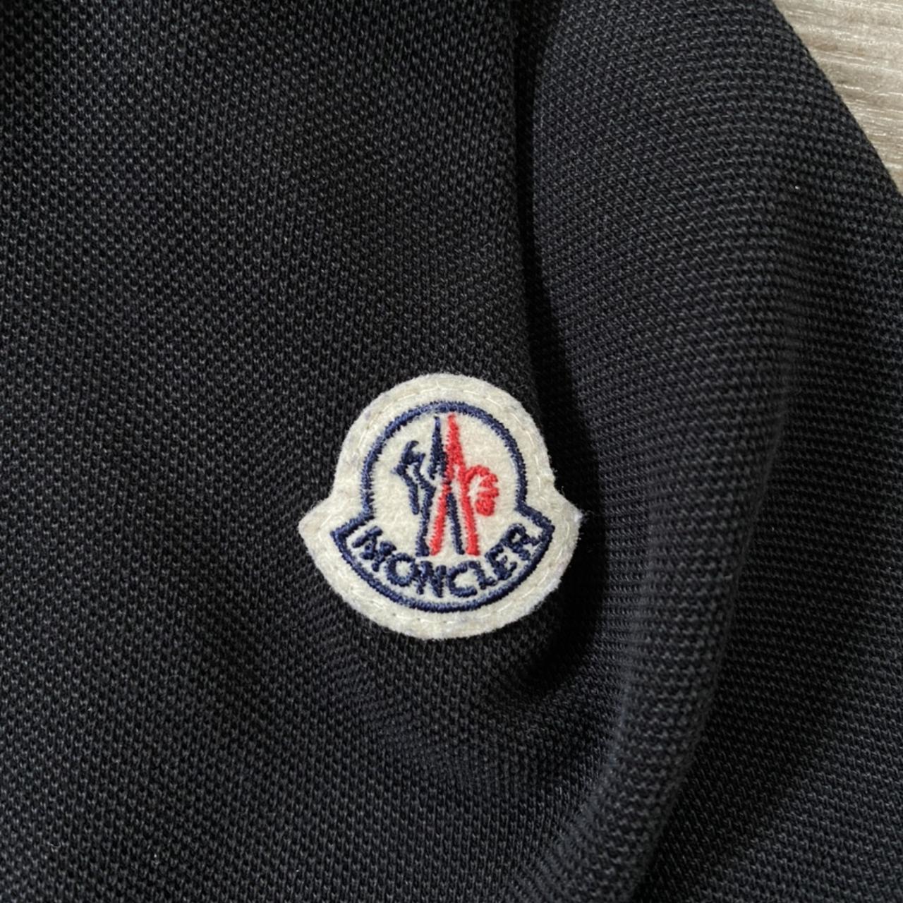 Moncler polo size large, as you can see it’s been... - Depop