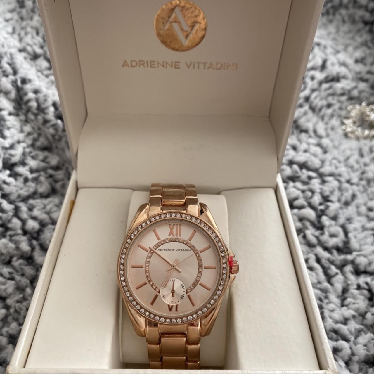 Adrienne vittadini outlet gold watch