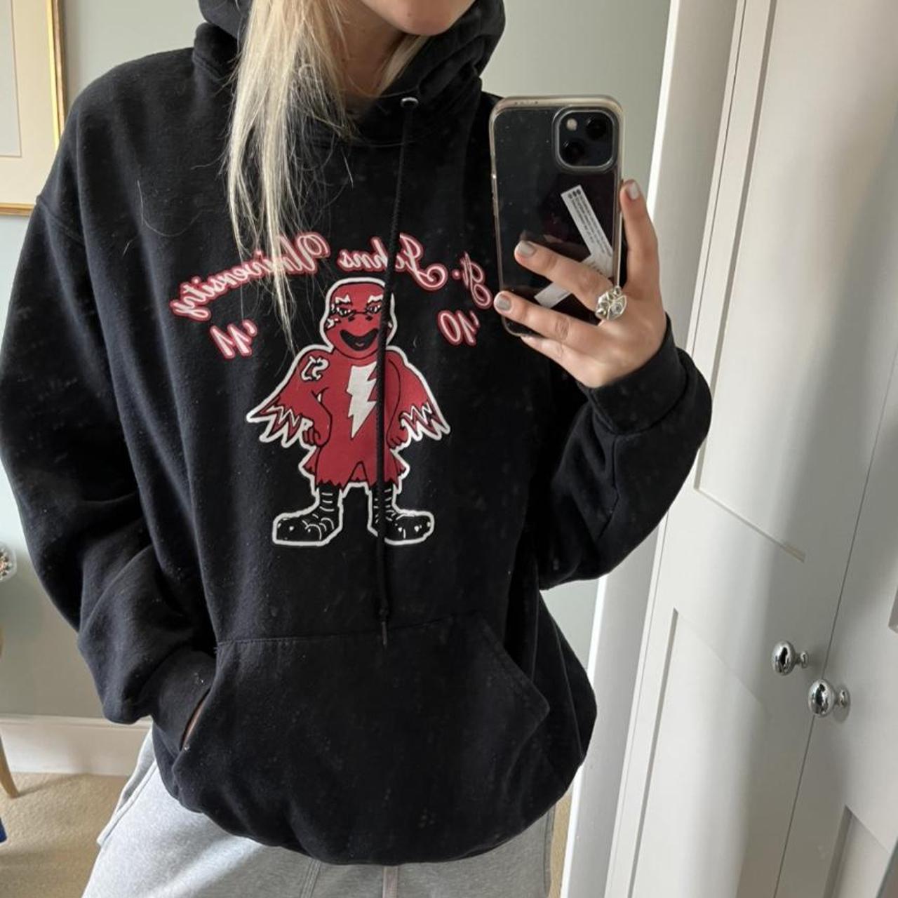 university red hoodie