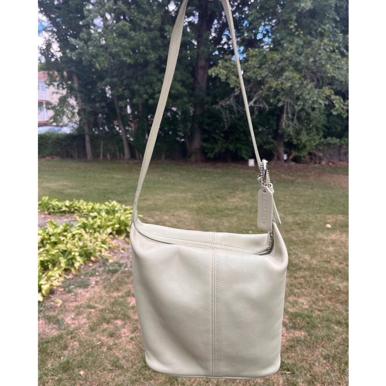 Vintage Coach mini Pouch pistachio Green