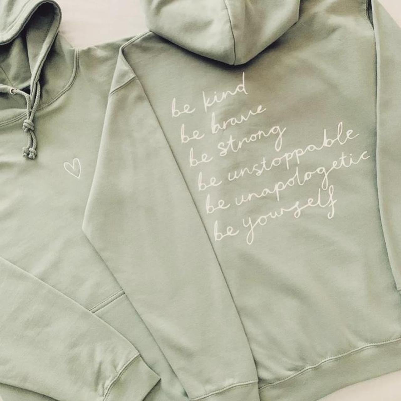 BE Hoodie In Sage Green- Size Medium 💚 Super soft... - Depop