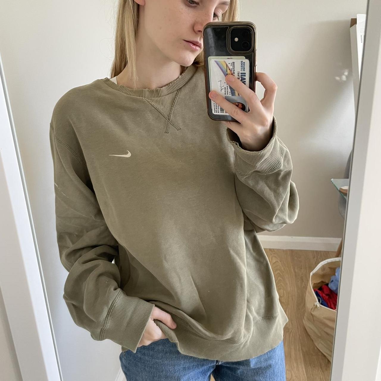 nike khaki sweater