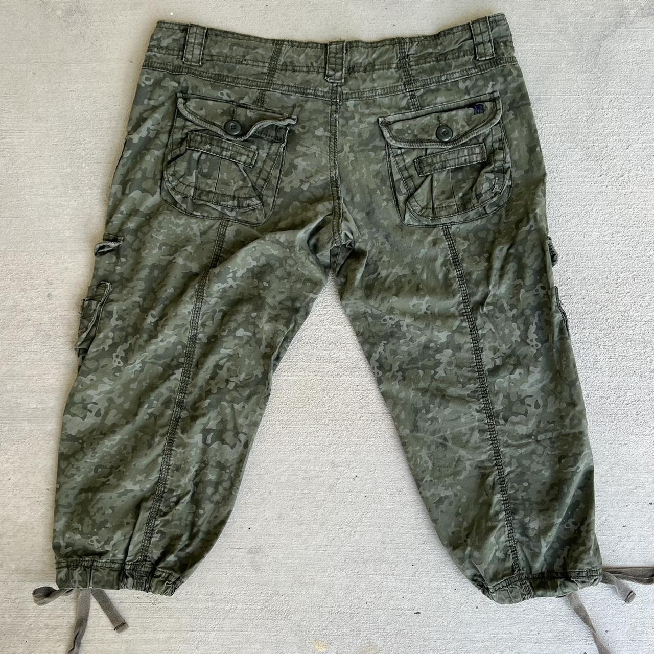 RARE 2000s ABERCROMBIE & FITCH LOW RISE CAMO CARGO... - Depop