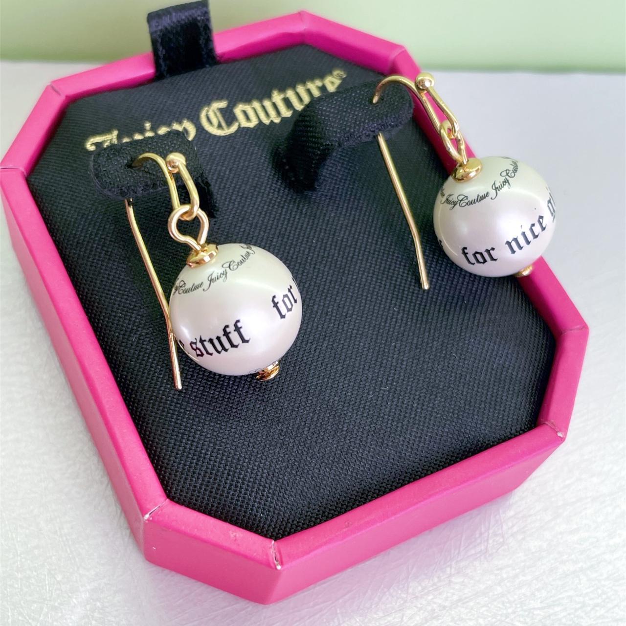 Juicy Couture Women S White And Gold Jewellery Depop