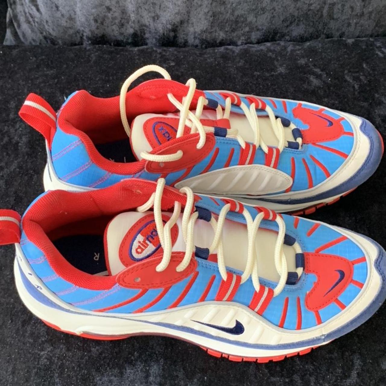 Air max cheap 98 red blue