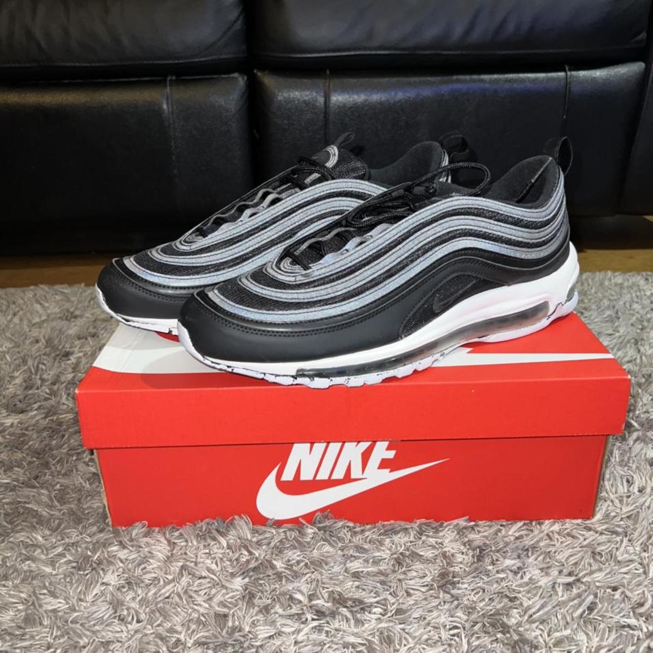 Nike Air Max 95 Black/White UK 10.5 Brand New and... - Depop