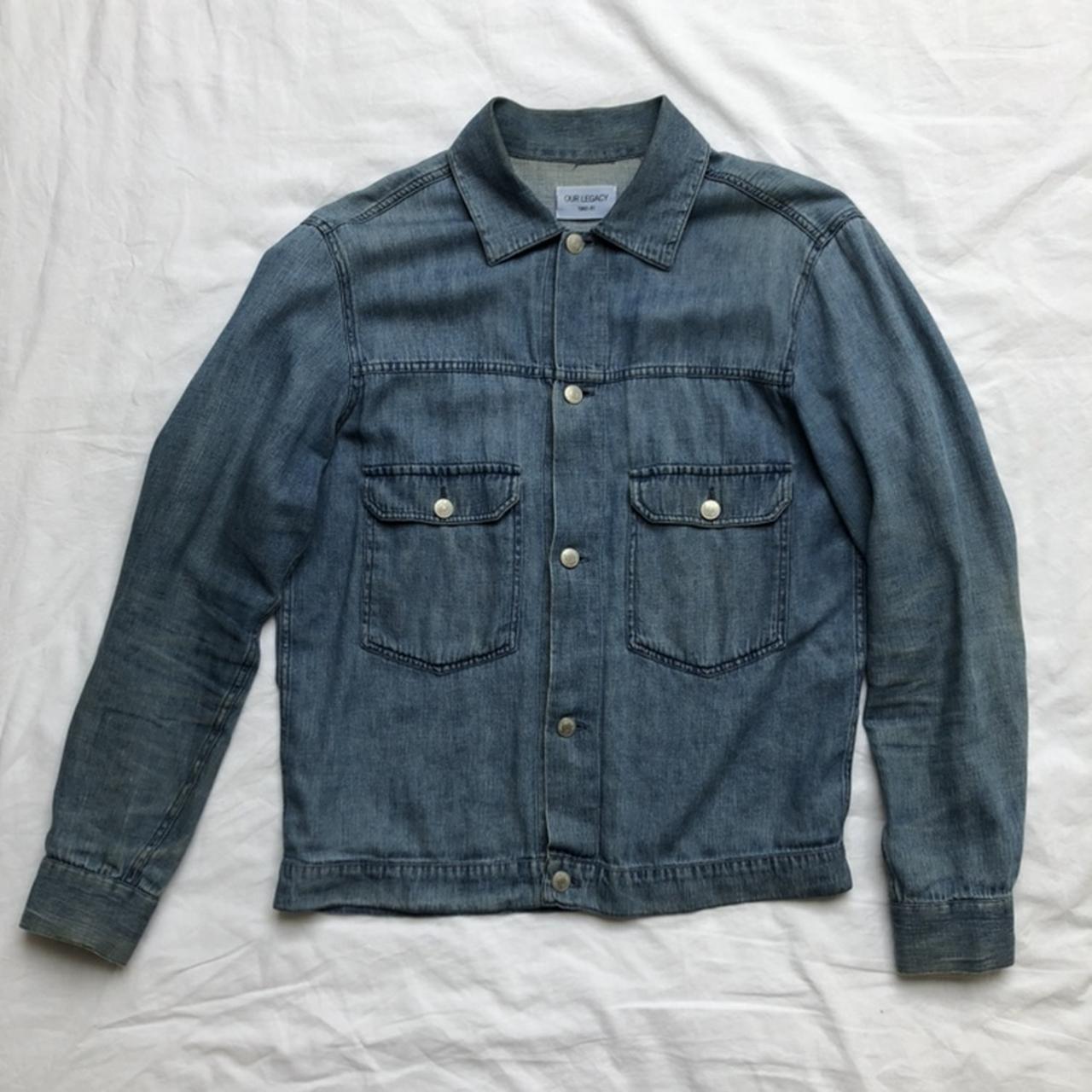 Our Legacy 1980-81, Denim jacket in indigo, Size...