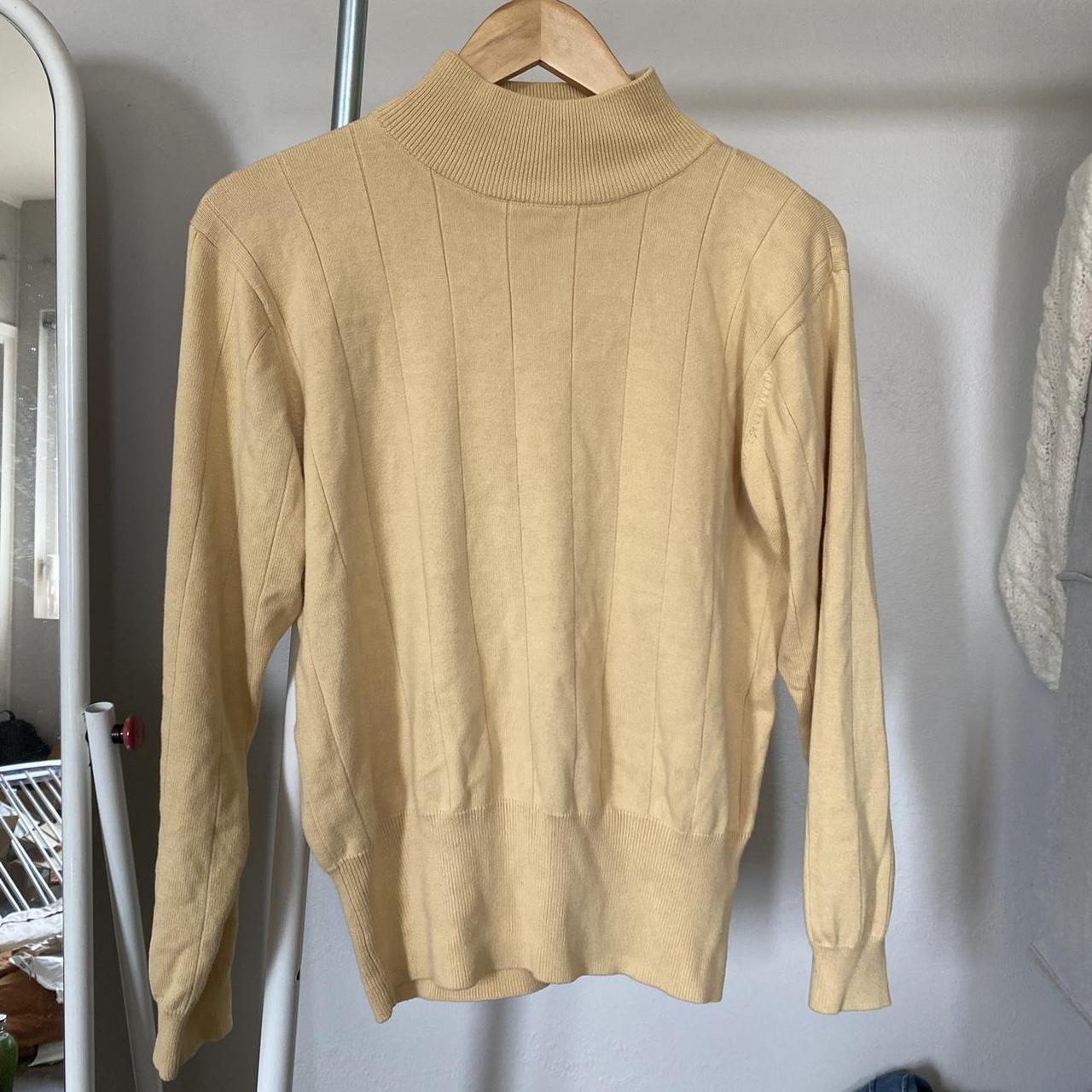 American Vintage Women's Yellow Jumper | Depop