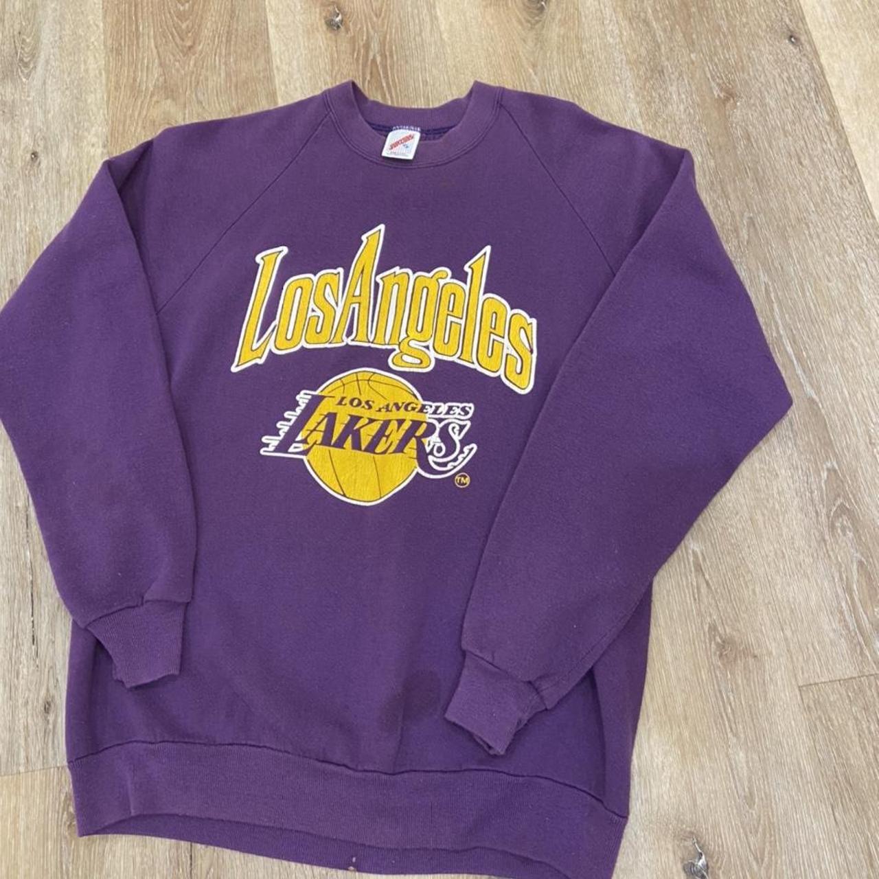 Los Angeles Lakers Crewneck Sweatshirt - Depop