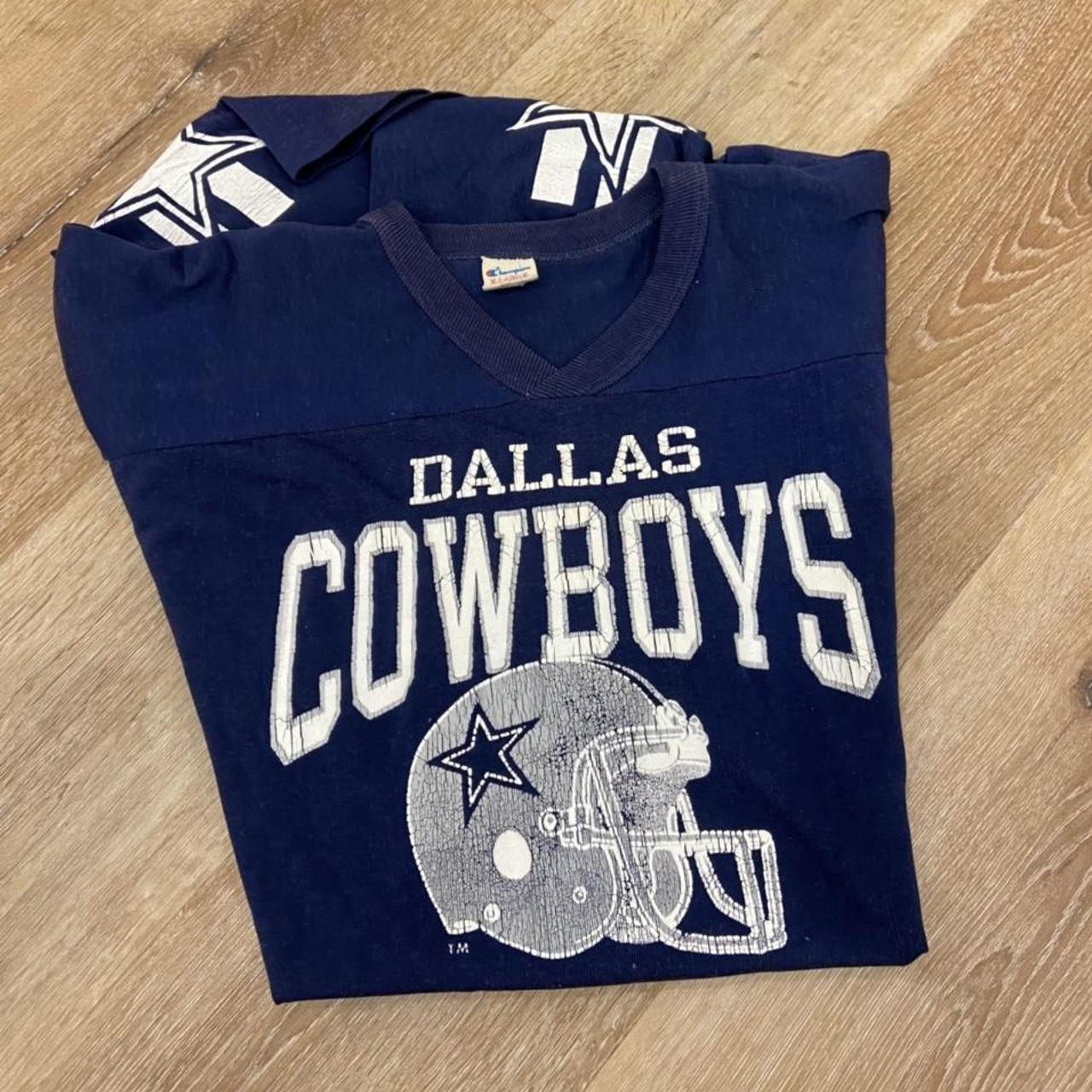 Dallas Cowboys Sweater - vintage all over full print - Depop