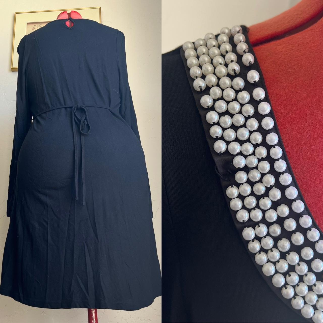Product Image 4 - ❕pearl collar fancy black dress❕

such