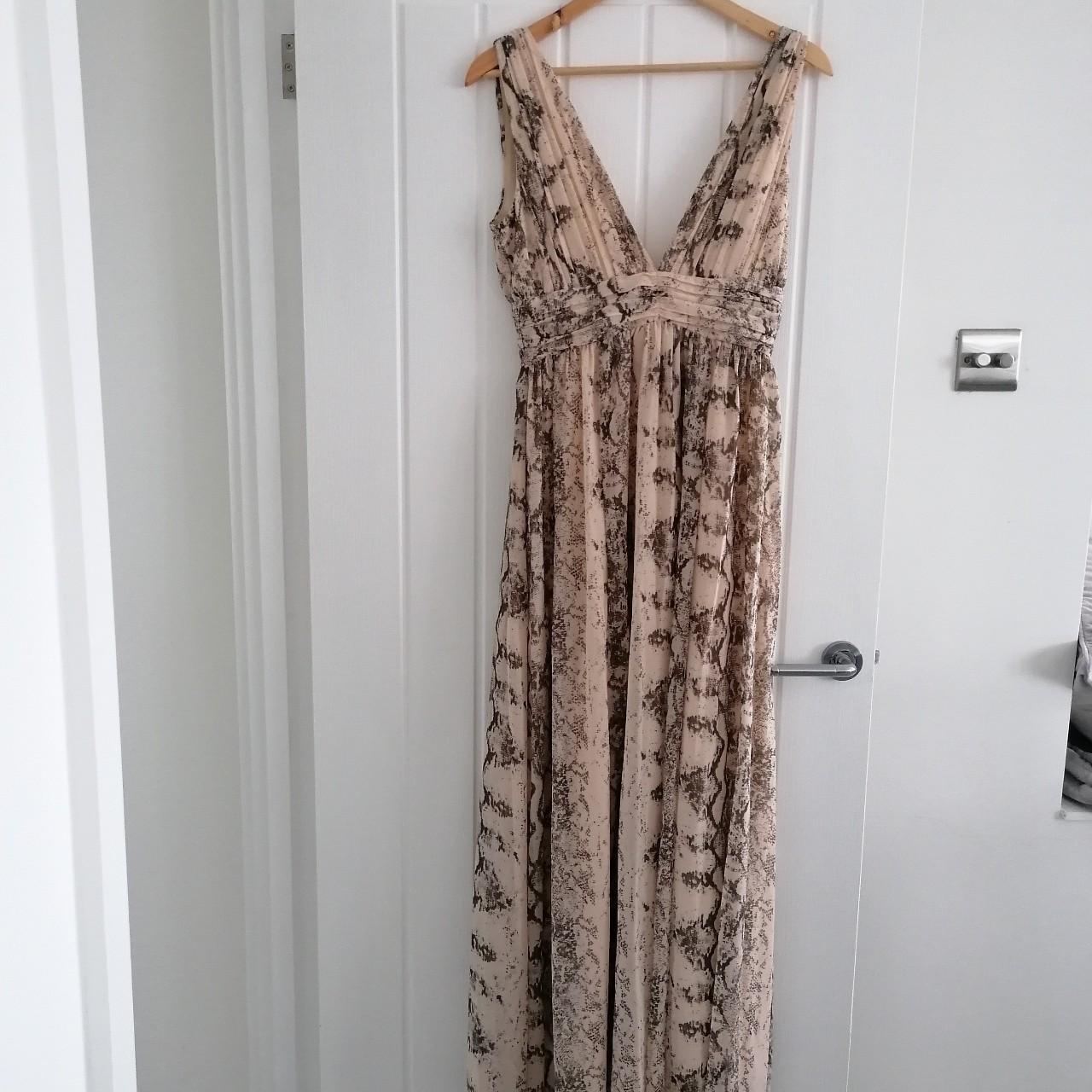 H&m snake print maxi dress best sale