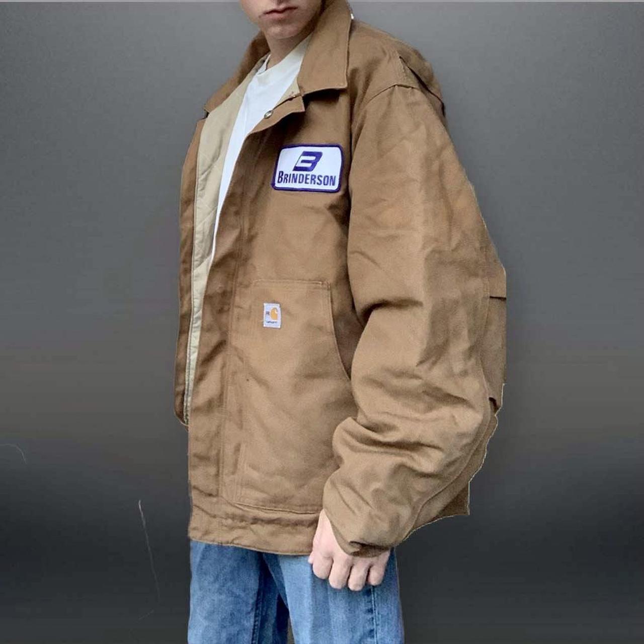 vintage 90's khakis carhartt carpenter... - Depop