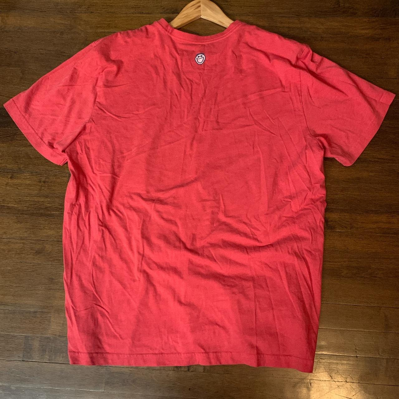 Red Vintage Life is Good Baggy Tee Size XXL No... - Depop