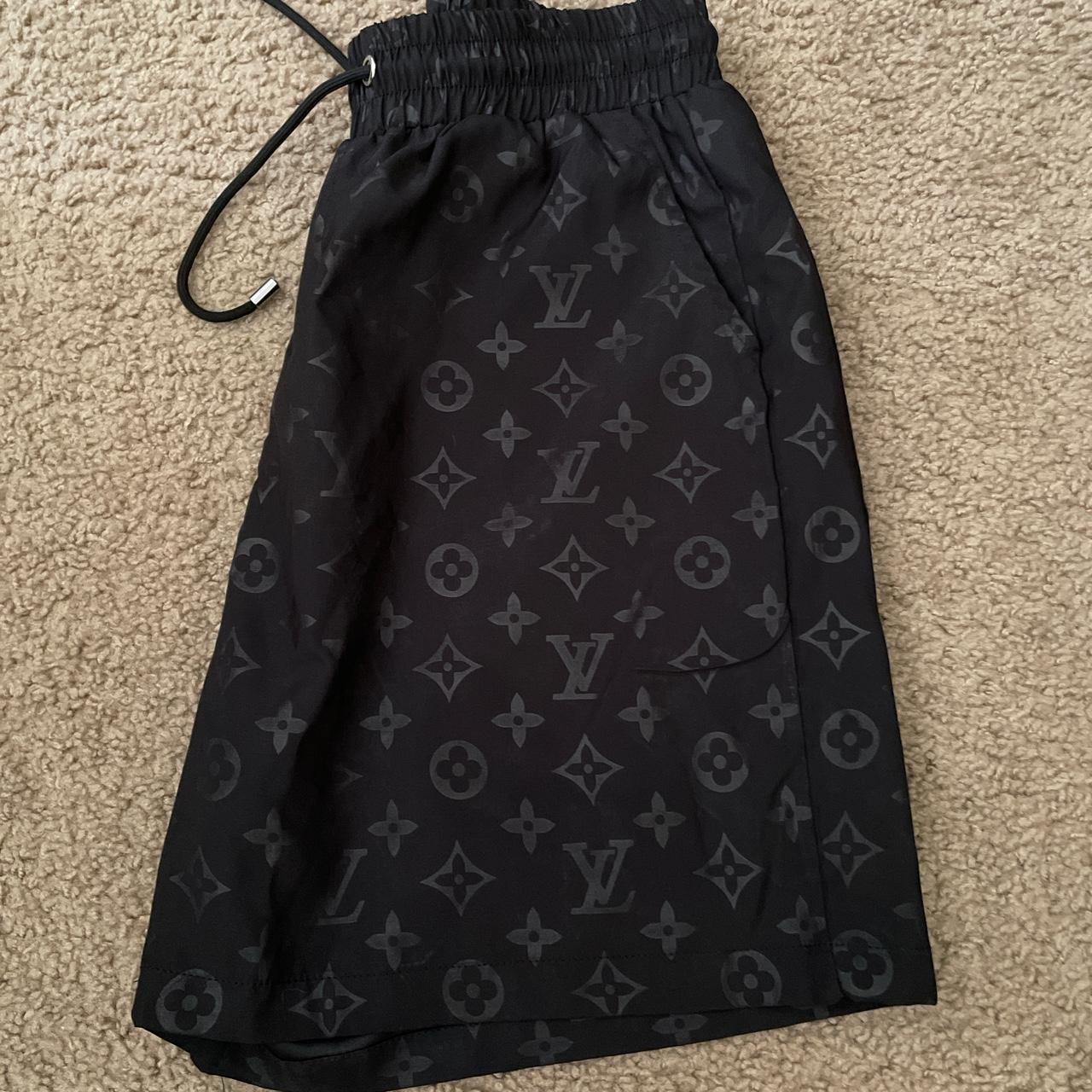 Louis Vuitton Monogram Sweat Shorts Size M- fits a - Depop