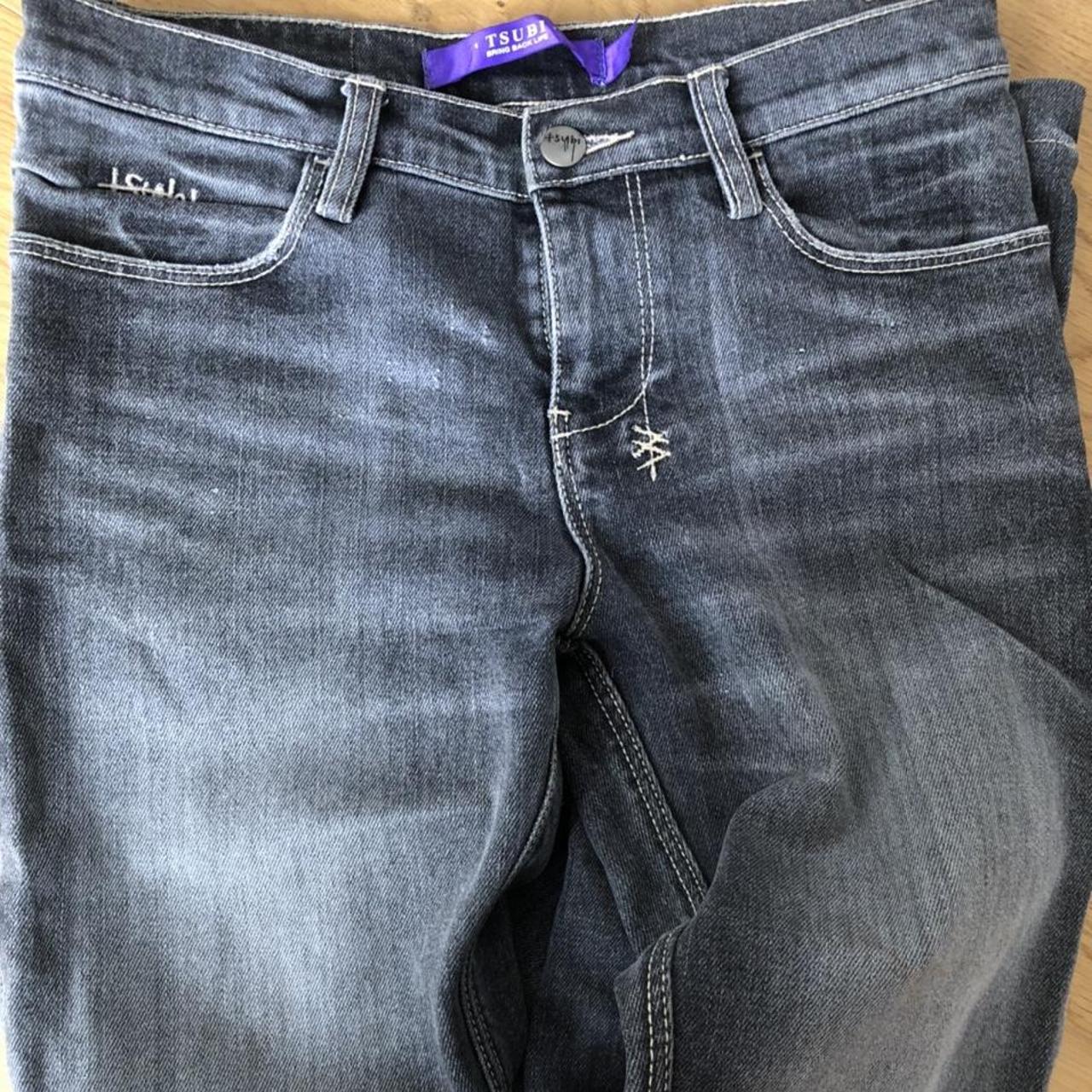 Ksubi Women's Black and Grey Jeans Depop