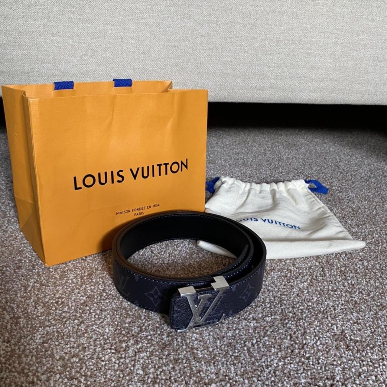 Louis Vuitton belt mens all over print Louis Vuitton... - Depop