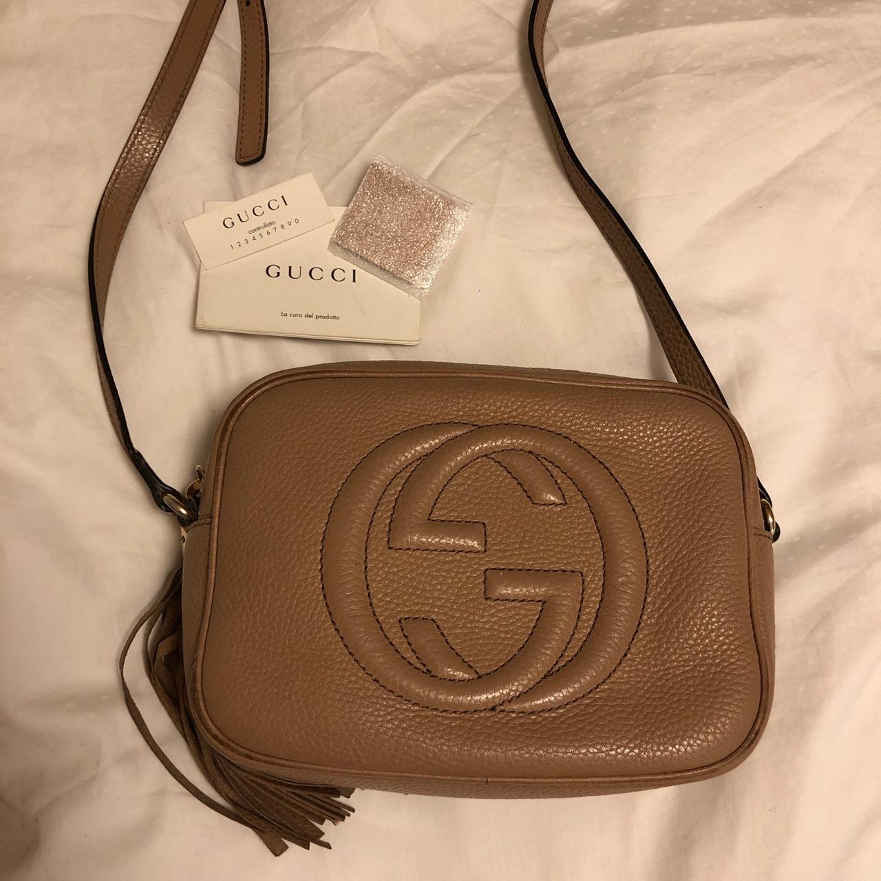 Gucci beige disco on sale bag