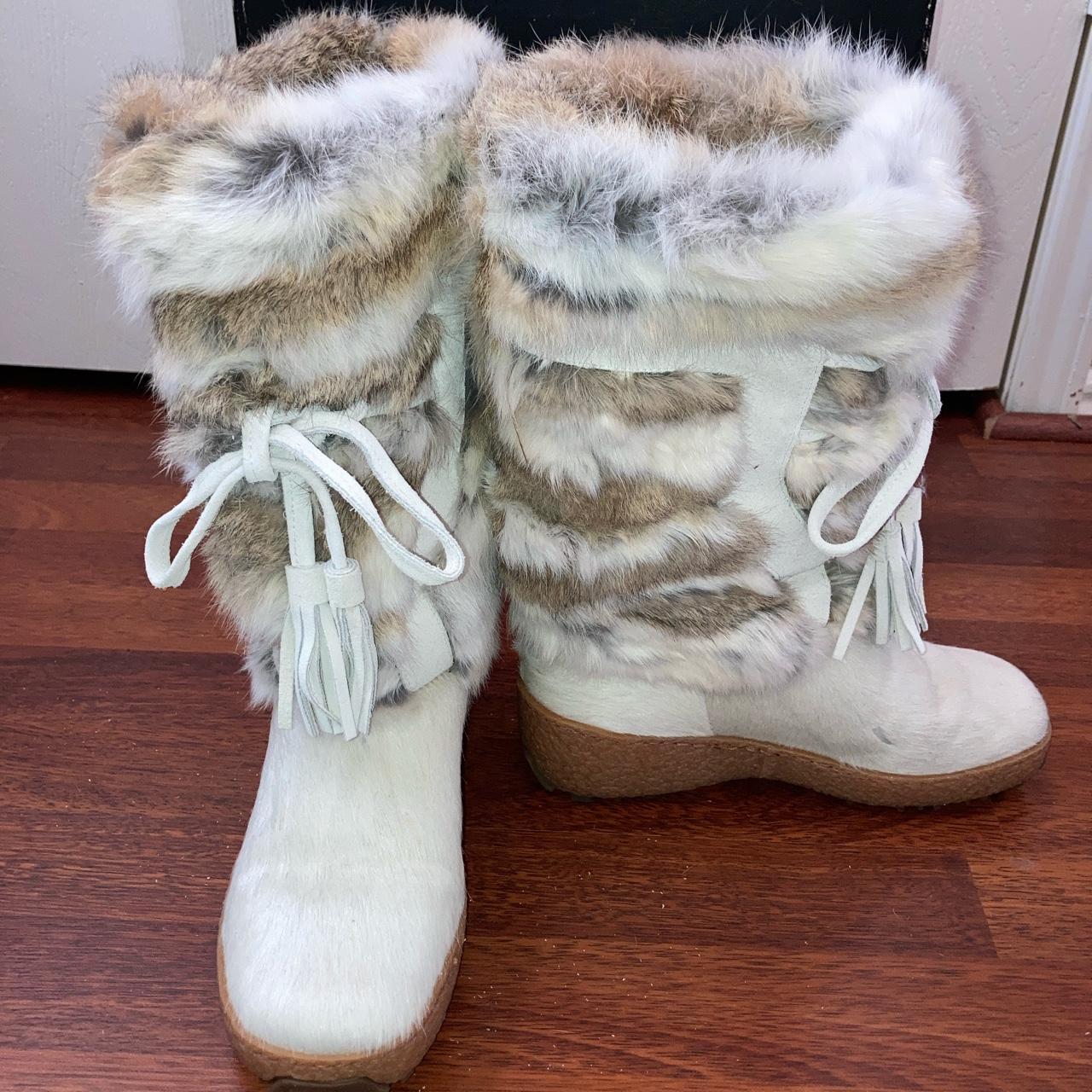 Oscar de la 2025 renta fur boots