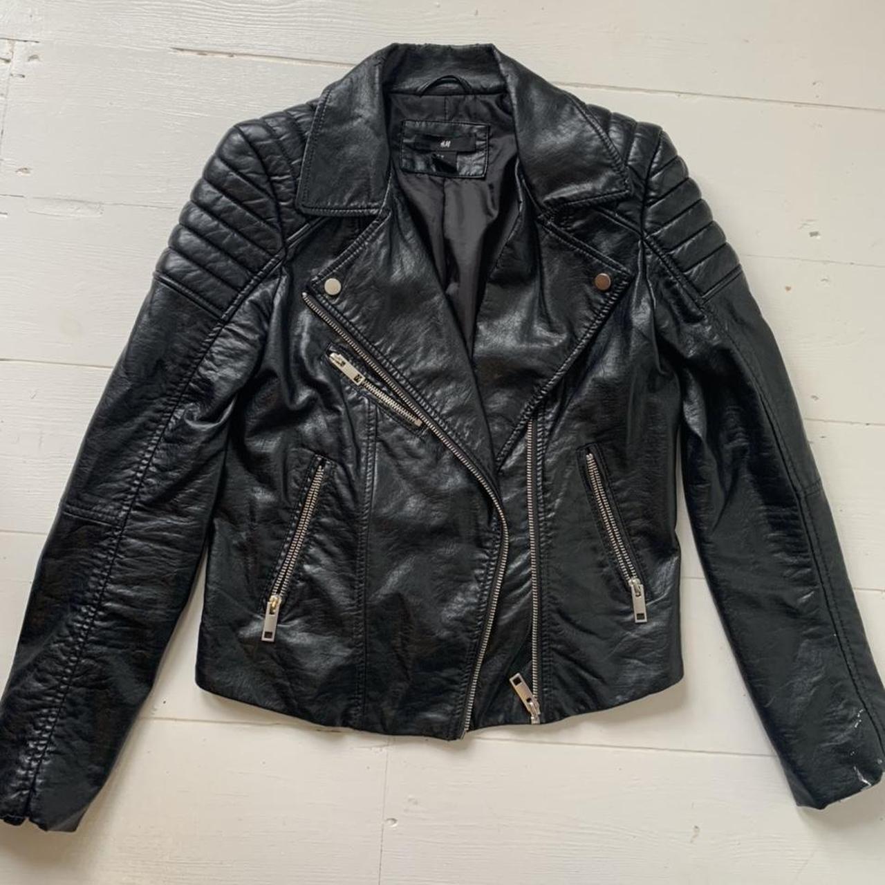 H&M Women's Black Jacket | Depop