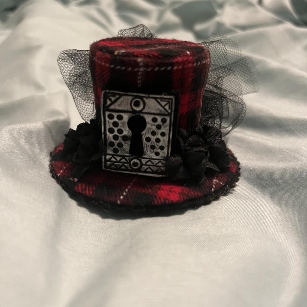 Plaid Steampunk Mini ClipOn Top Hat Purchased from... Depop