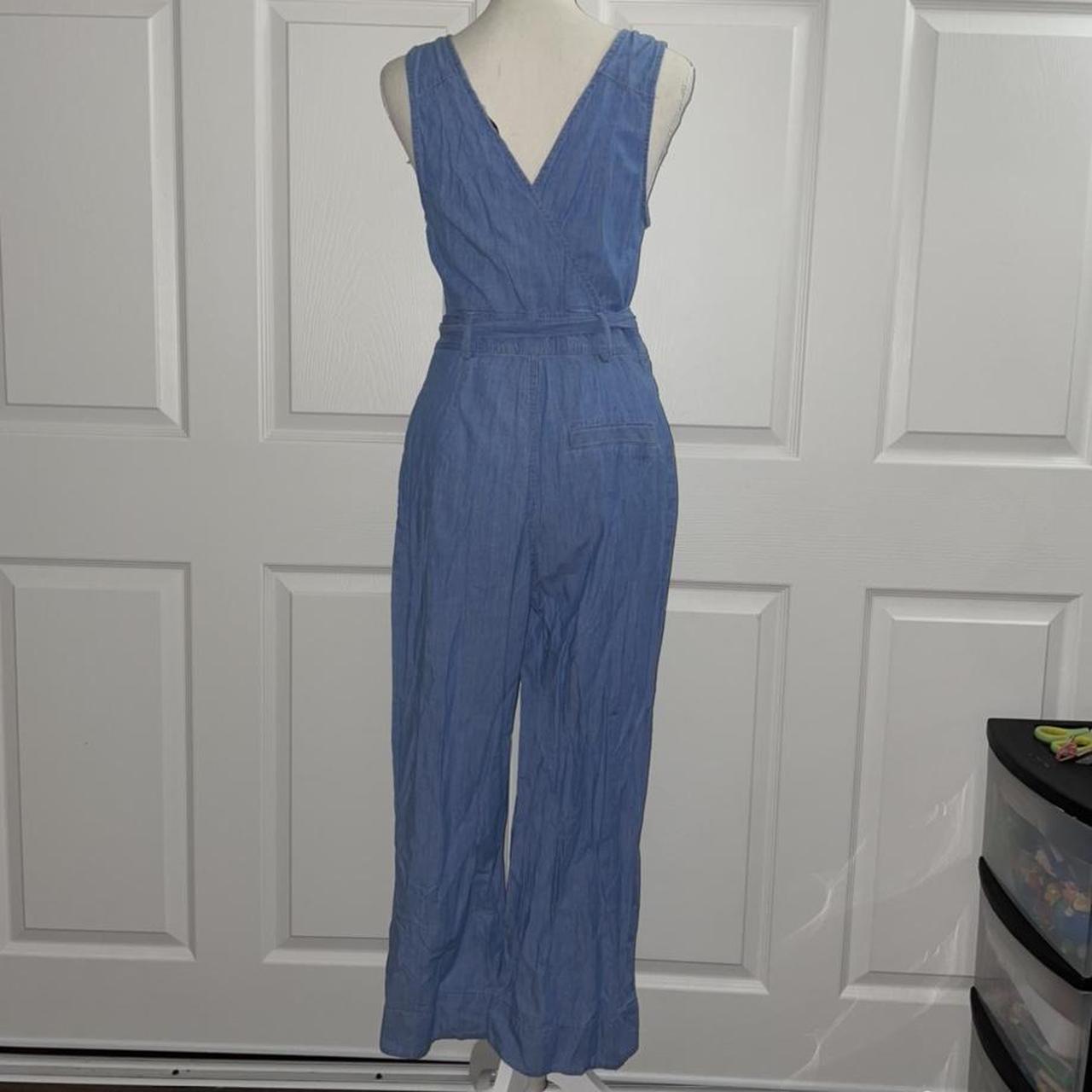 Zara Women's Blue Jumpsuit Depop