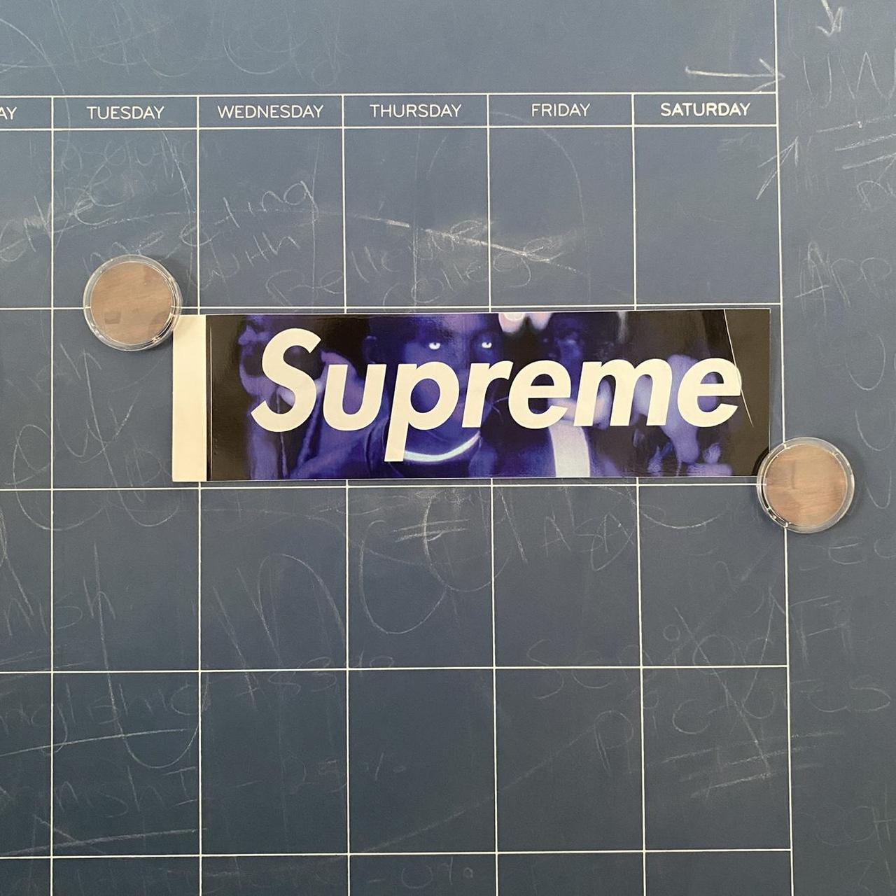 Supreme America Eats Its Young Belly Sticker Aka... - Depop