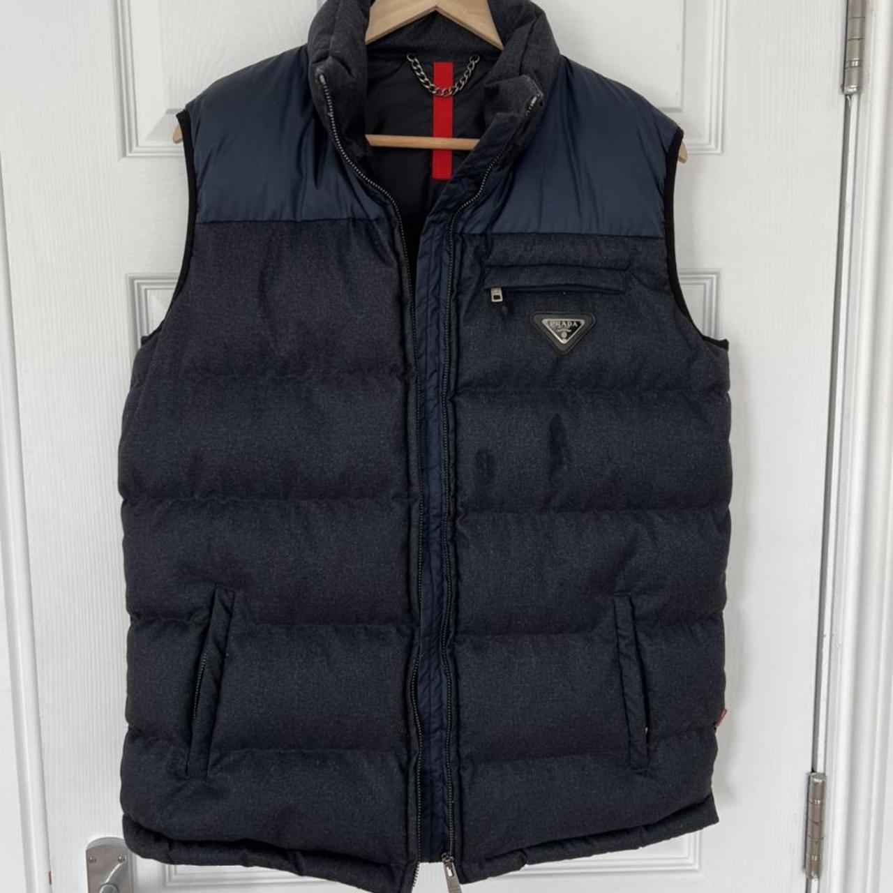 Prada two tone gillet/body warmer from 2017