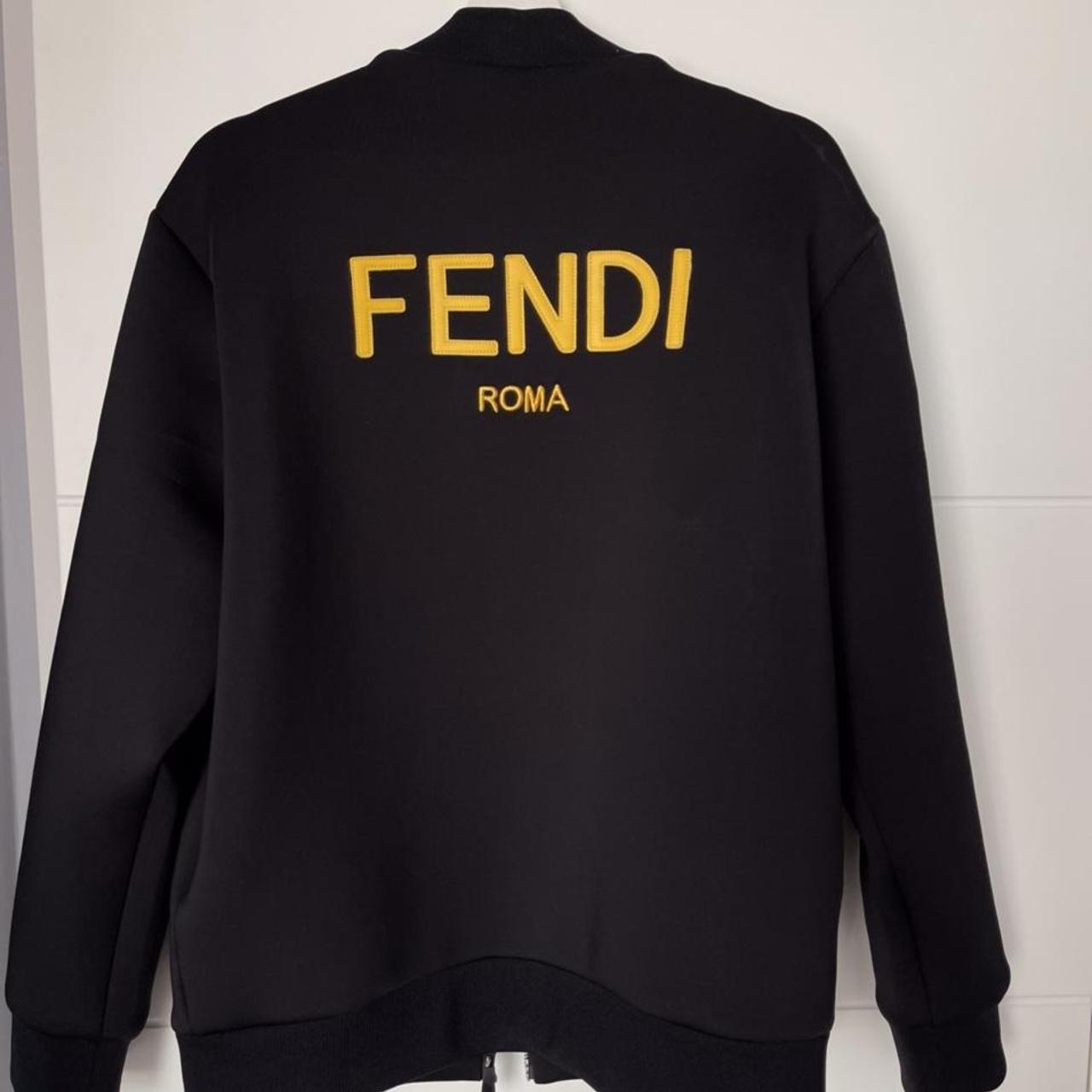 Fendi Jacket Bomber • size 50 fits like L •... - Depop