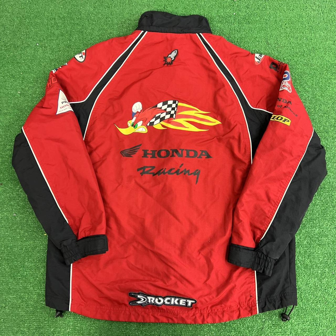 VTG Joe Rocket Official Honda Motorcycle Racing Red... - Depop