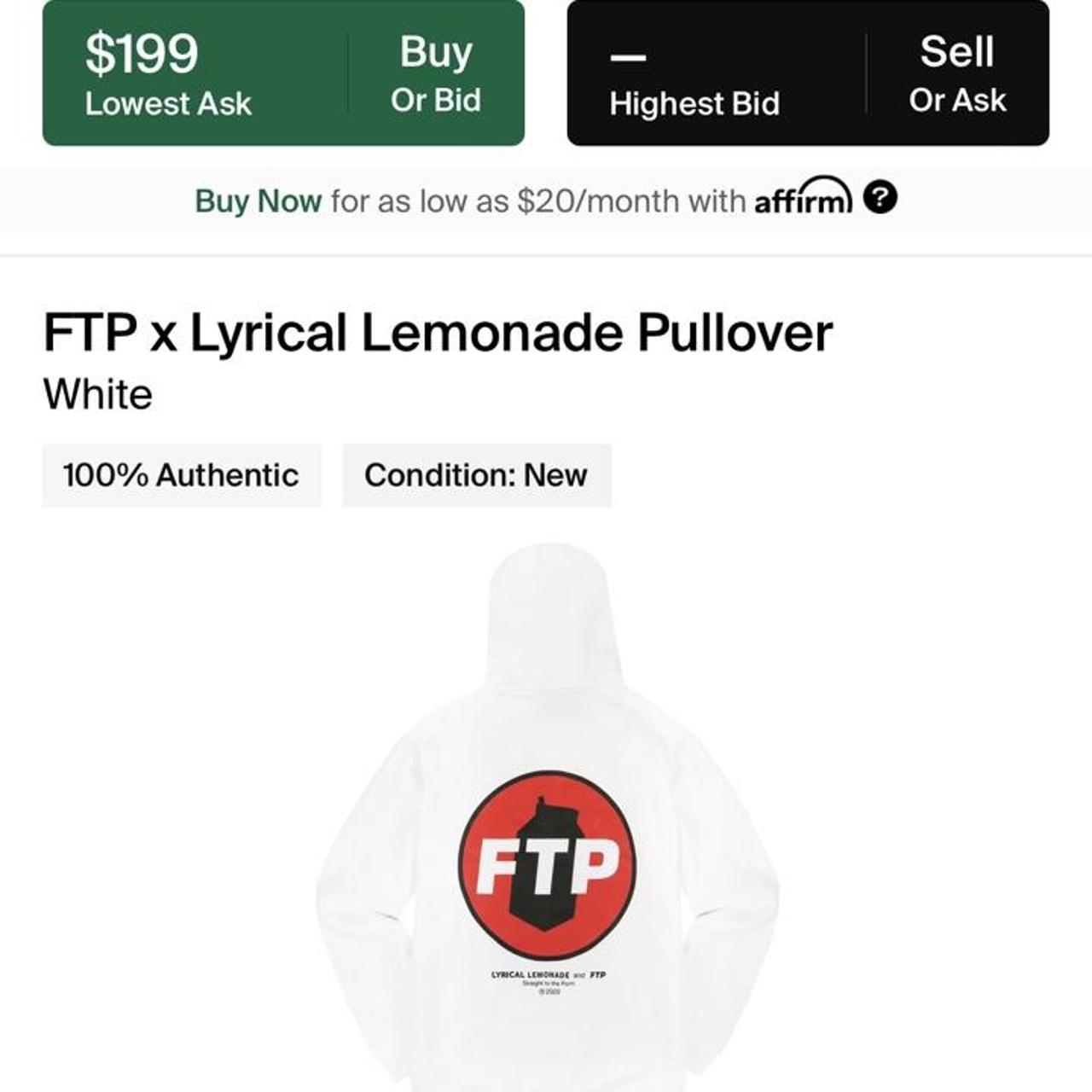 Ftp lyrical best sale lemonade hoodie