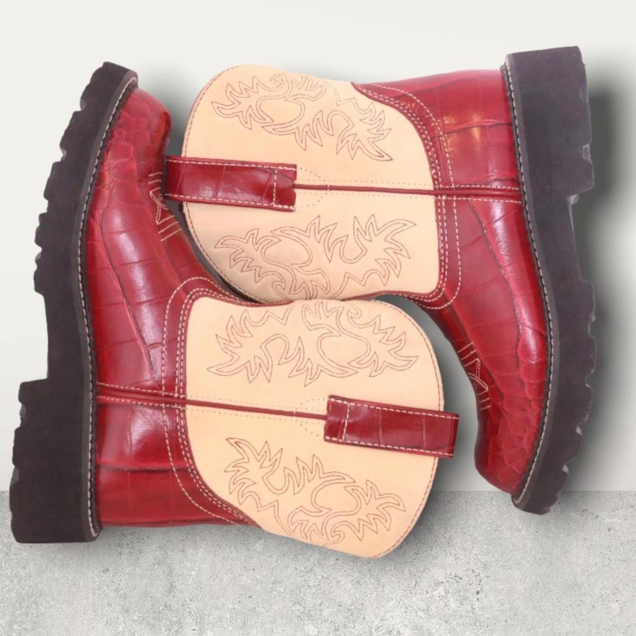 Red ariat fatbaby on sale boots