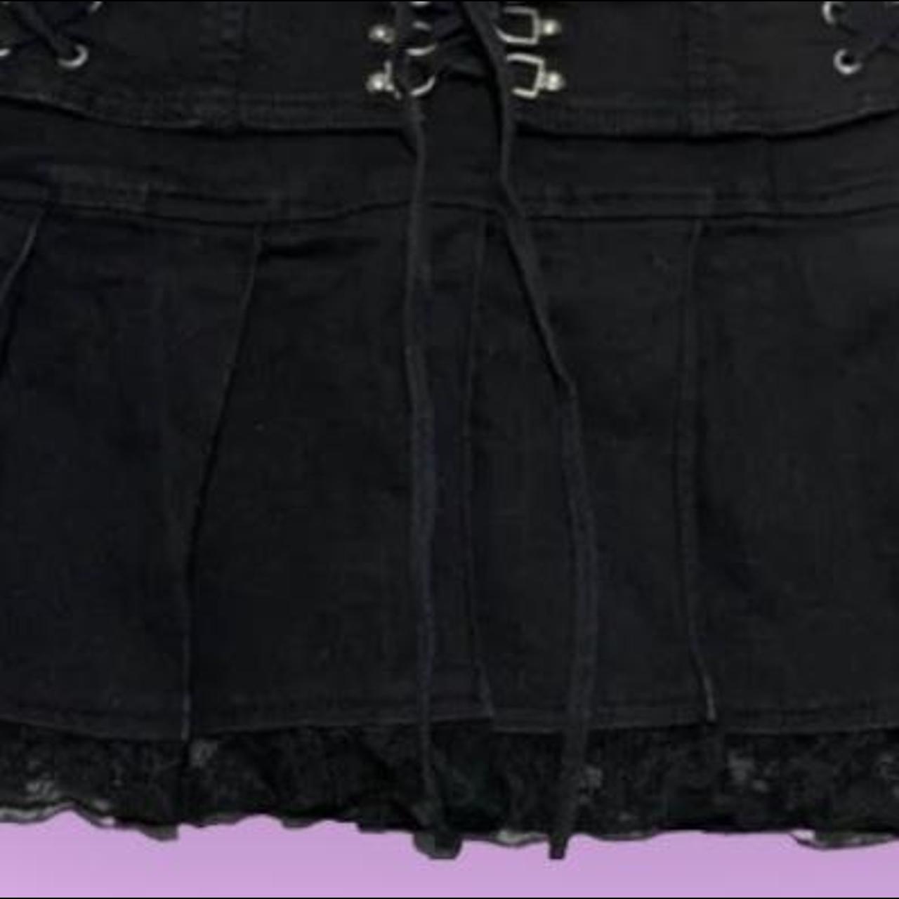 Rare Vintage y2k Tripp NYC Embellished Black Lace-up | Depop Rare Vintage y2k Tripp NYC Embellished Black Lace-up | Depop