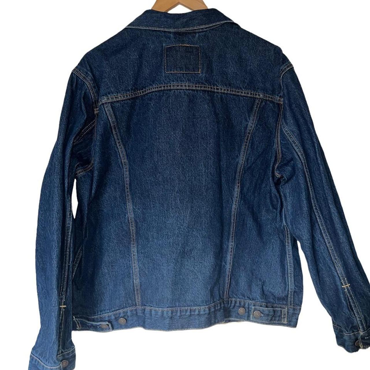 Levi jacket Colour: Denim Size: x Large Condition:... - Depop