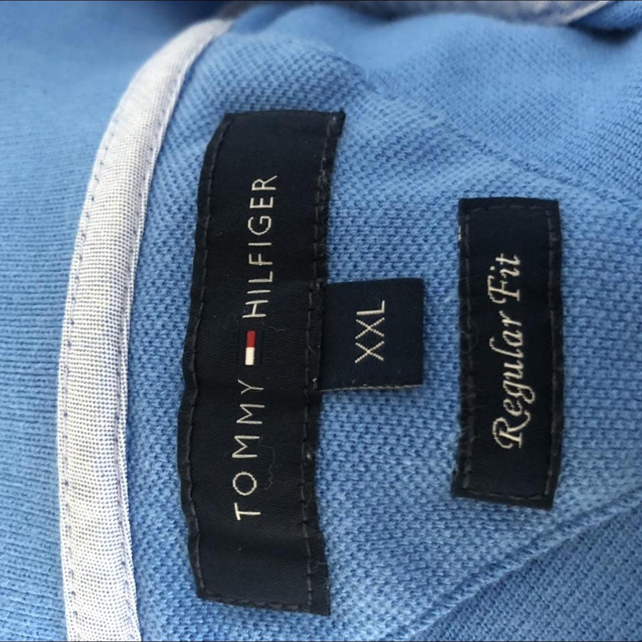 Tommy Hilfiger Polo Blue Size: XXL Smaller fit... - Depop