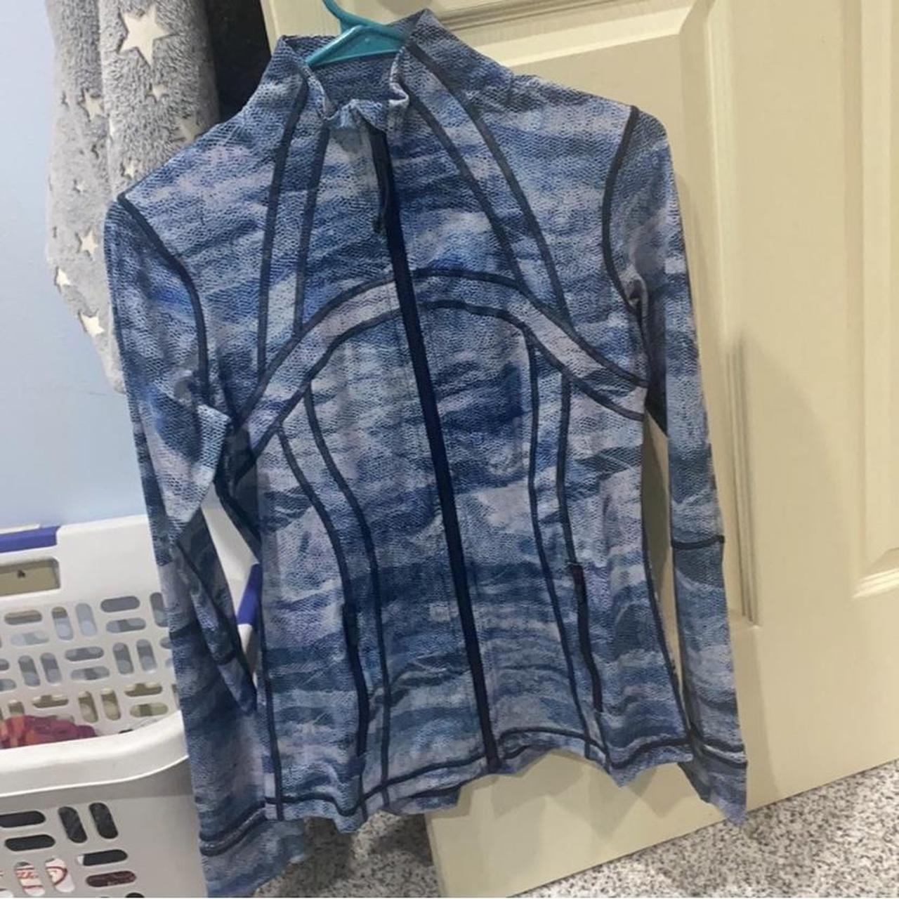 lululemon Define Jacket Luon, Blue -™ Fabric