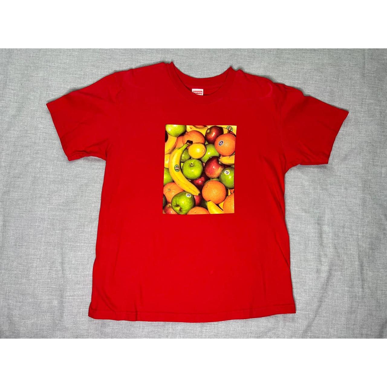 supreme fruit tee red