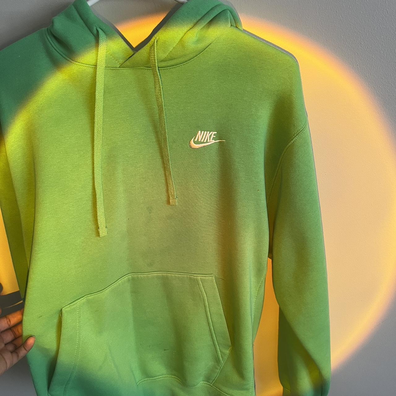 mens dark green nike hoodie