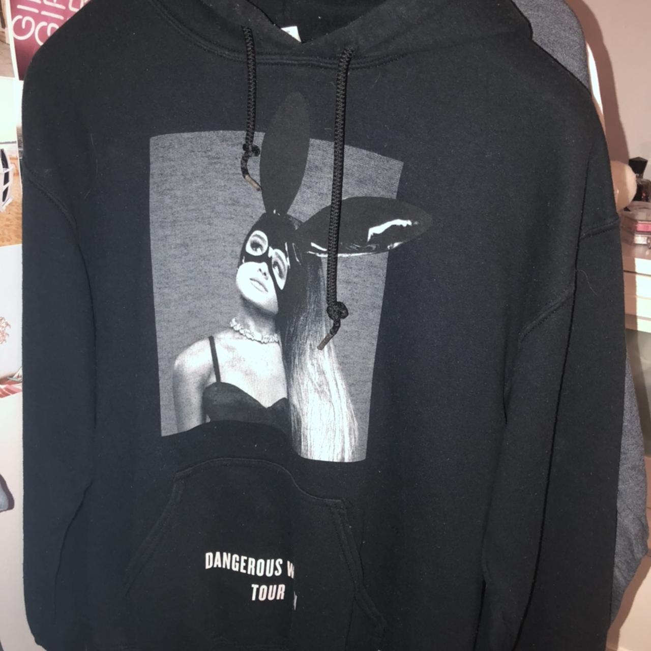 ariana grande official dangerous woman tour hoodie.... - Depop