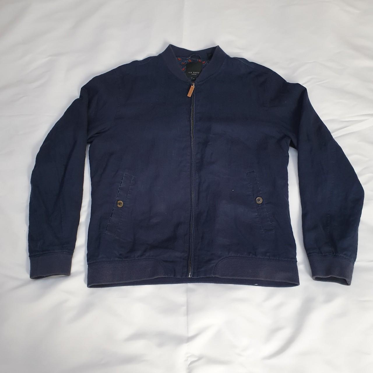 Ted baker blue bomber on sale jacket