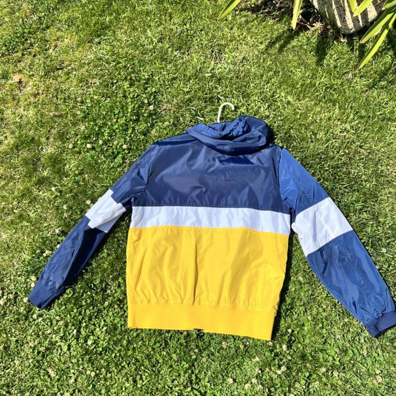 Yellow hot sale guess windbreaker