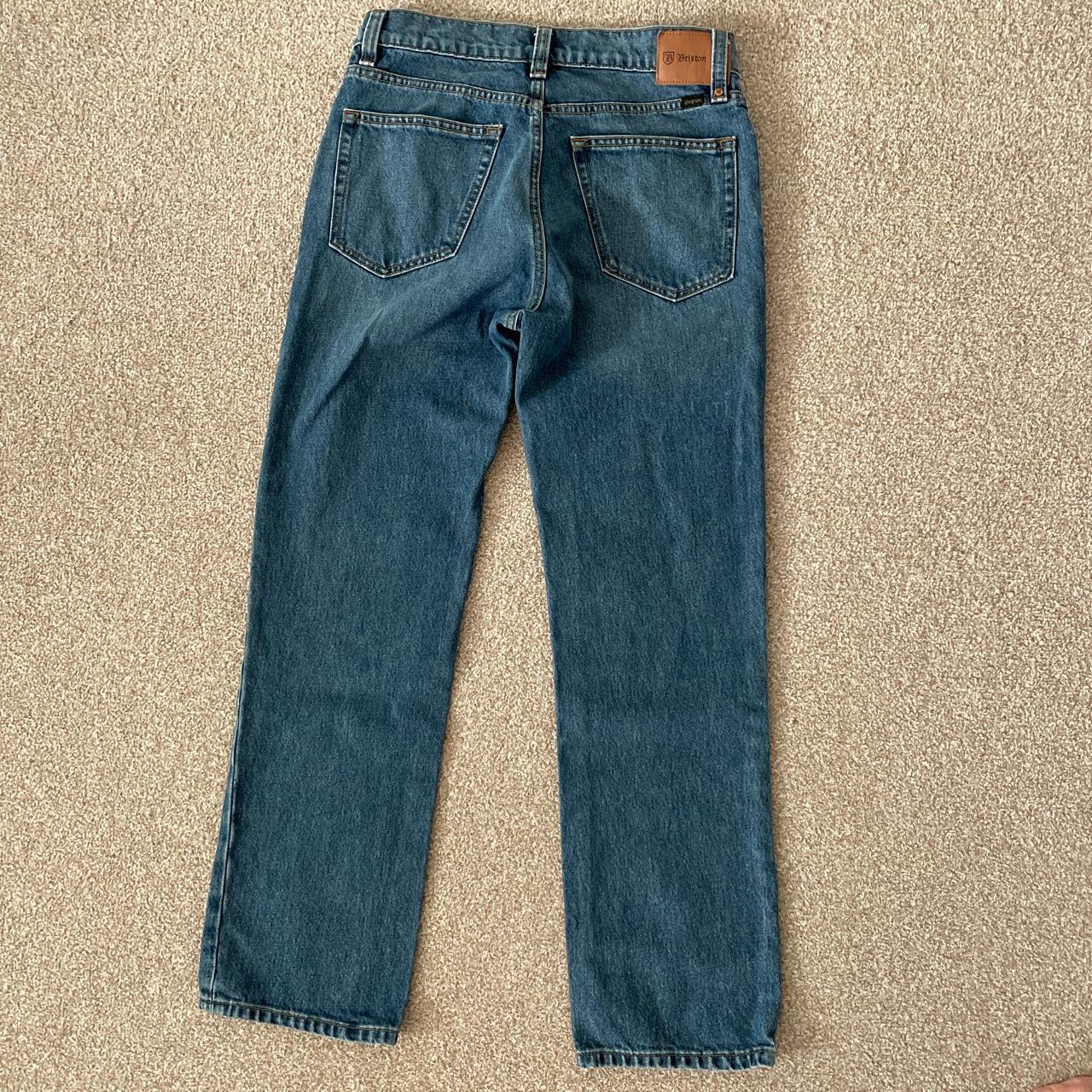 Brixton Men's Blue Jeans | Depop