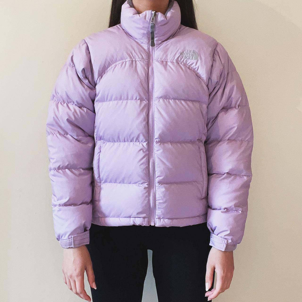 north face lilac puffer