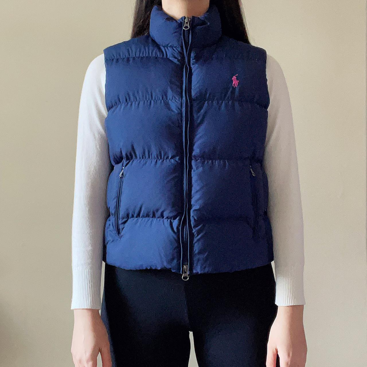 ralph lauren womens navy gilet