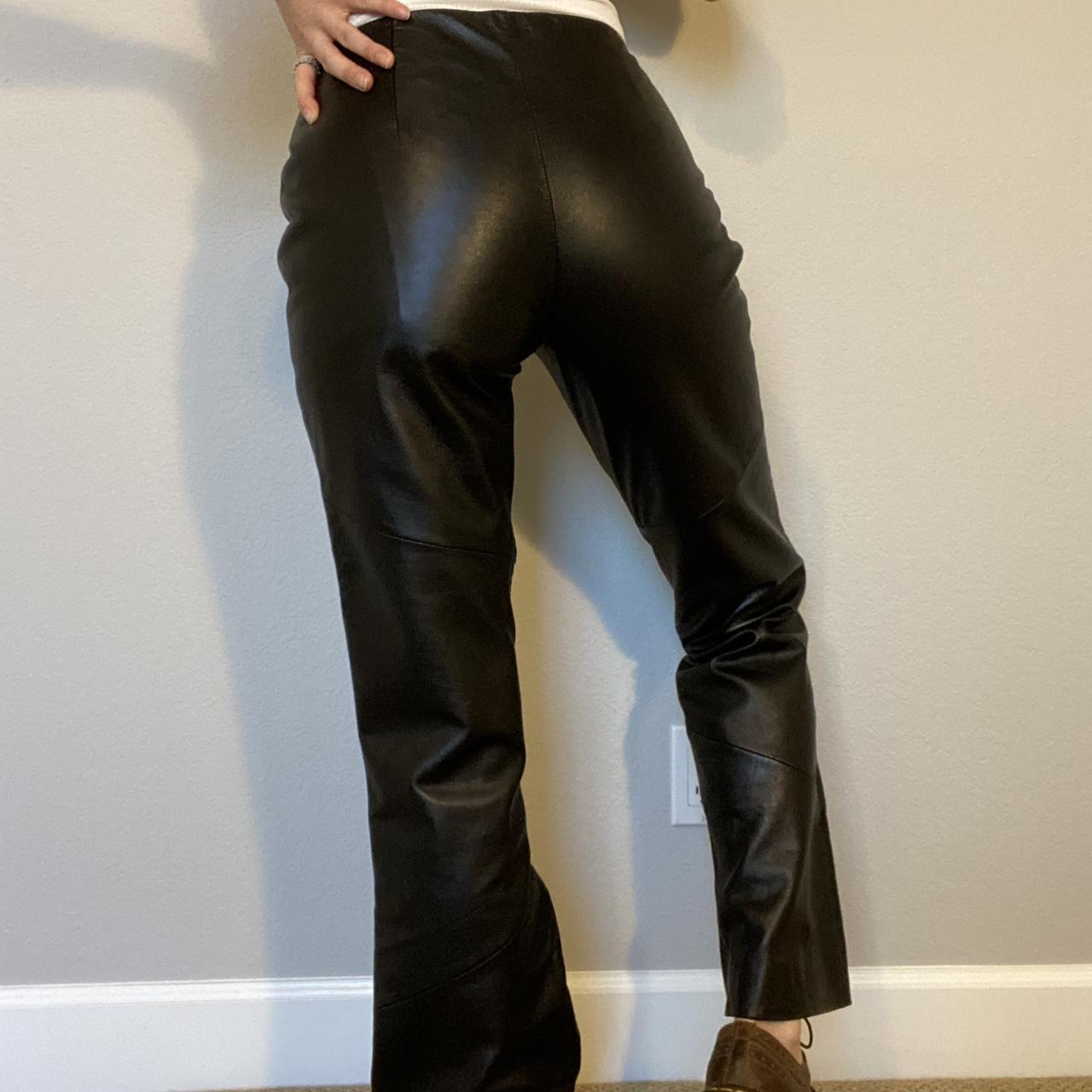 Leather pants vintage by Pelle Studio Wilson’s... - Depop
