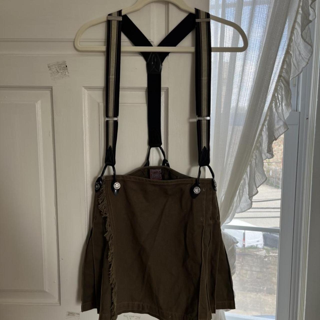 Gaultier Jeans Women's Khaki and Brown Skirt (2)